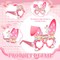 36 Pcs Happy Easter Party Paper Glasses Frame Bulk 7 Inch Easter Glasses Bunny Ears Chick Eggs Decoration Photo Booth Props Basket Stuffers for Adult Eyeglasses Party Favor